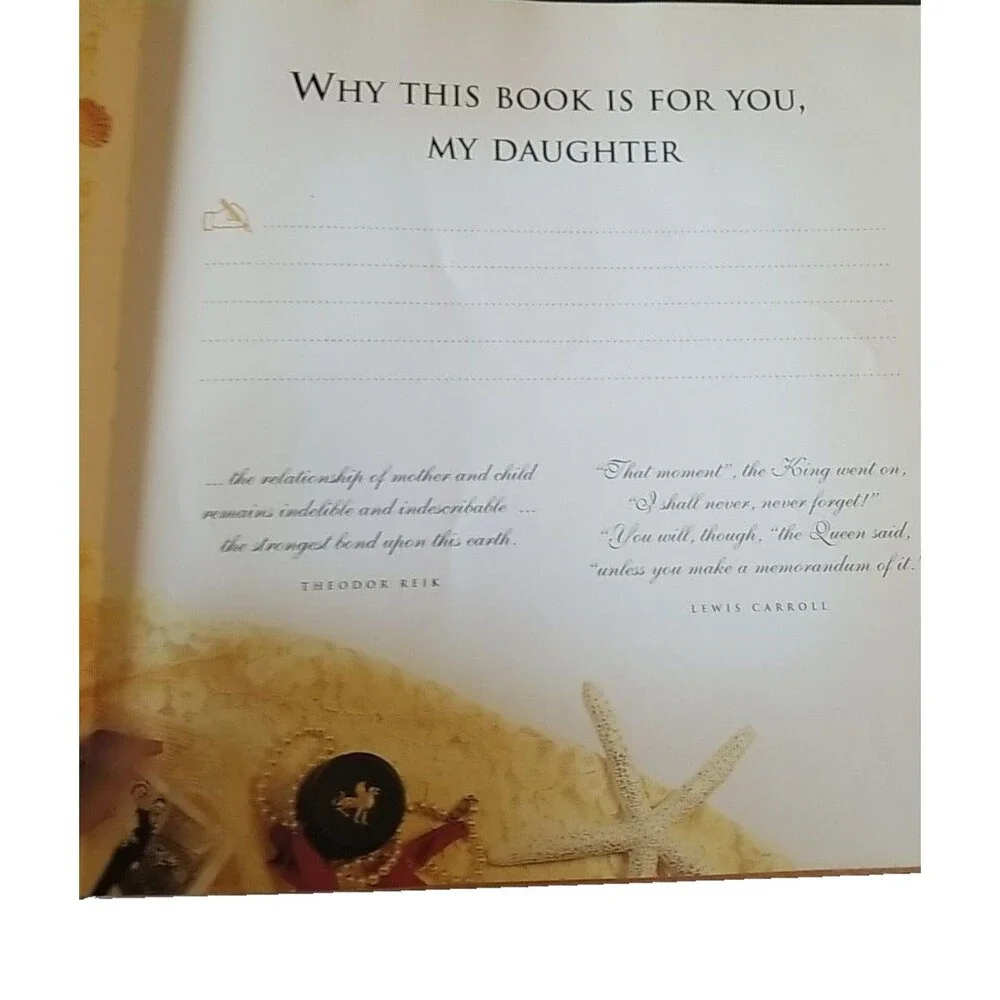 Mother's Memories for My Daughter-Book New Unused- Beautiful Sentimental